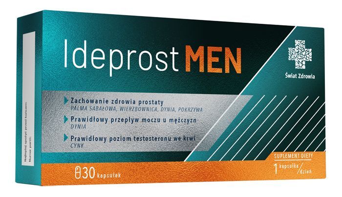 IdeProstMen Swiat Zdrowia For Healthy Prostate Na Prostate 30 capsules