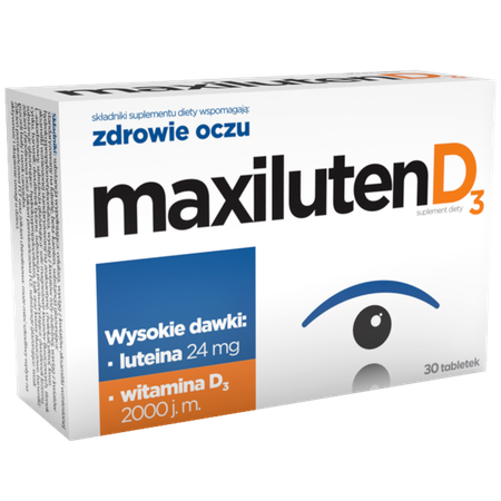 Maxiluten D₃ Healthy Eyes, High Dose of Lutein 30 tablets