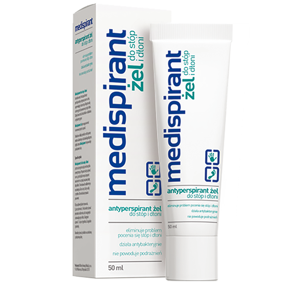 Medispirant Gel For Feet and Hands, 50ml