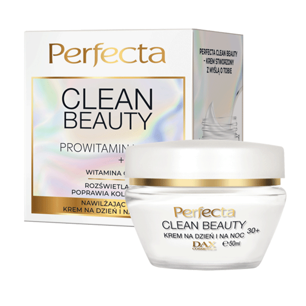 Perfecta Clean Beauty 30+ Moisturizing Day/Night Cream Provitamin B5+ 3% bioHA 50ml