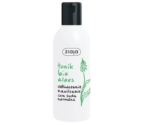 ZIAJA Bio Aloe Tonic 200ml Prepares the skin for further beauty treatments.